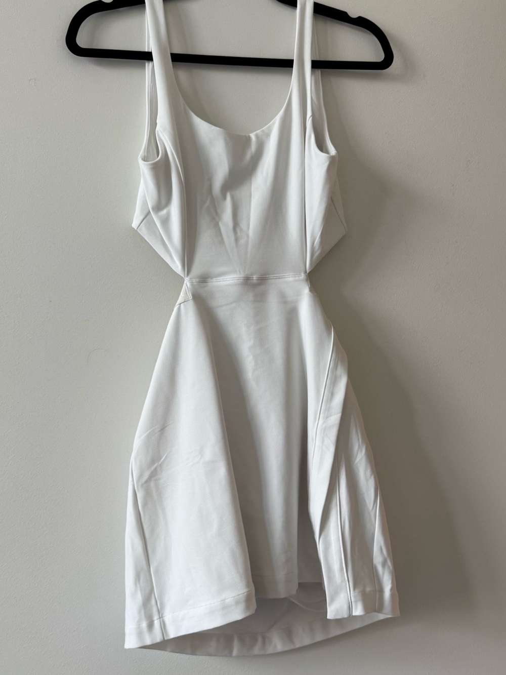 Outdoor Voices White Cutout Warmup Dress